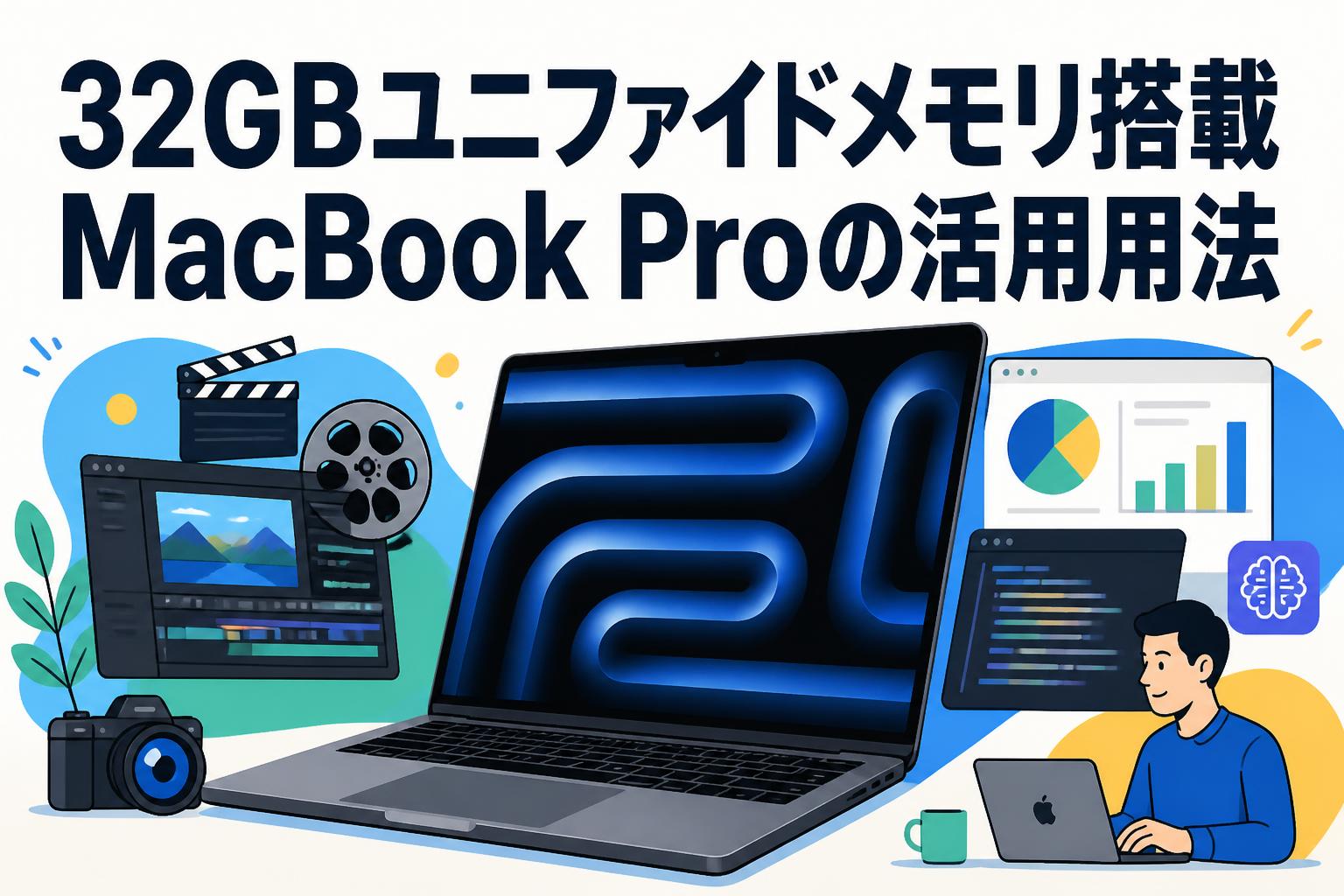 32GBユニファイドメモリ搭載MacBook Proの活用用法