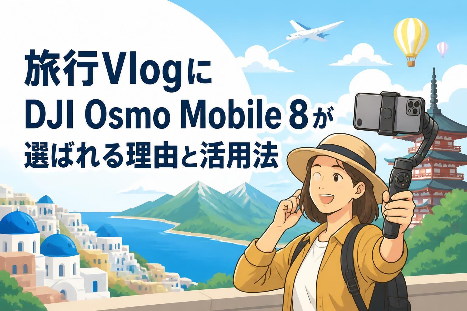 旅行VlogにDJI Osmo Mobile 8が選ばれる理由と活用法