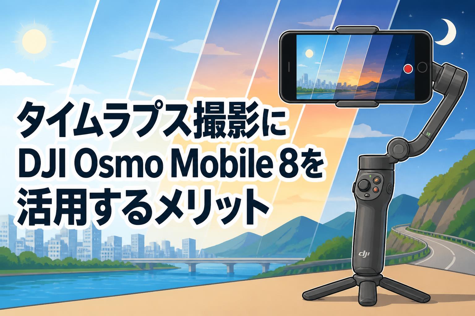 タイムラプス撮影にDJI Osmo Mobile 8を活用するメリット