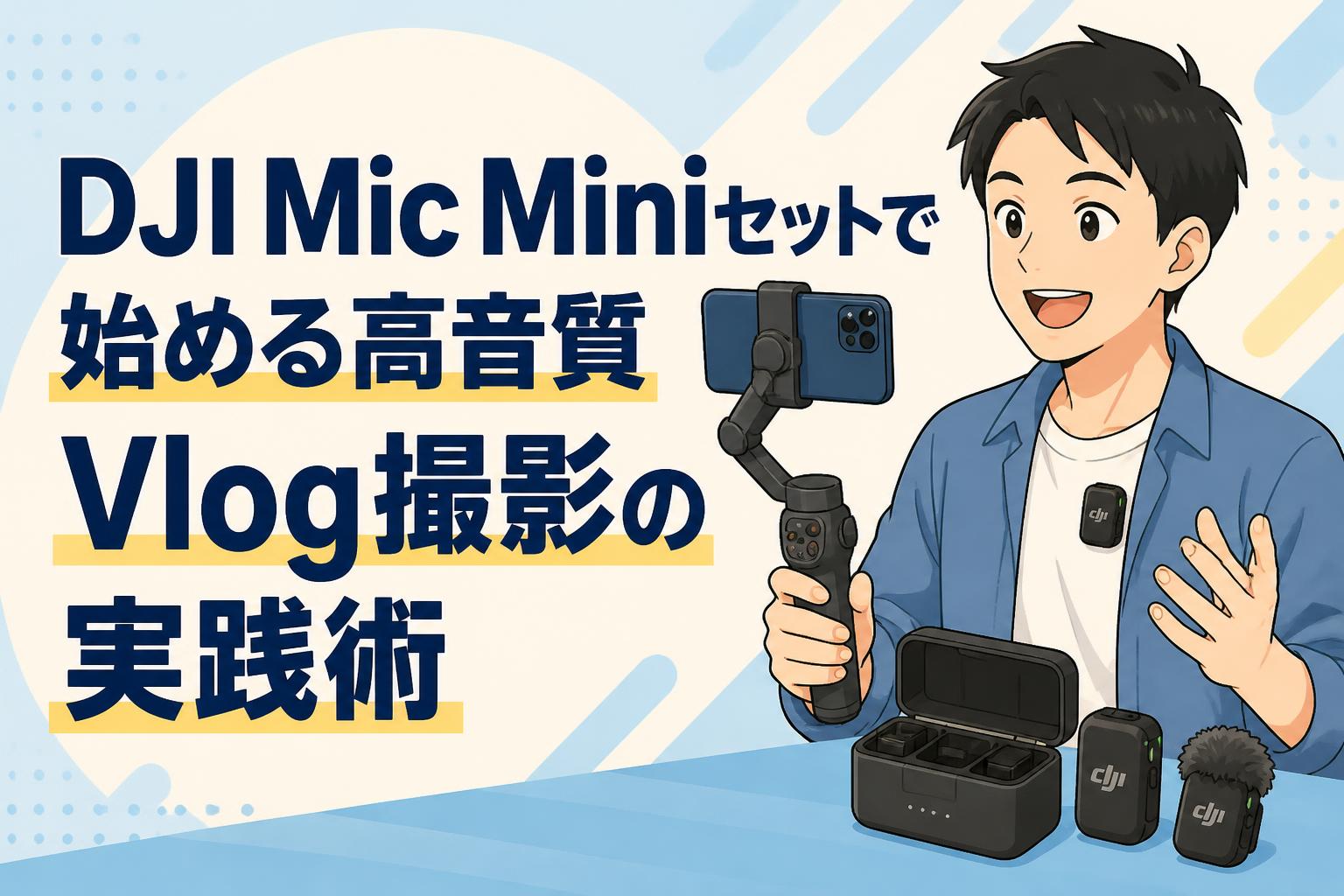 DJI Mic Miniセットで始める高音質Vlog撮影の実践術