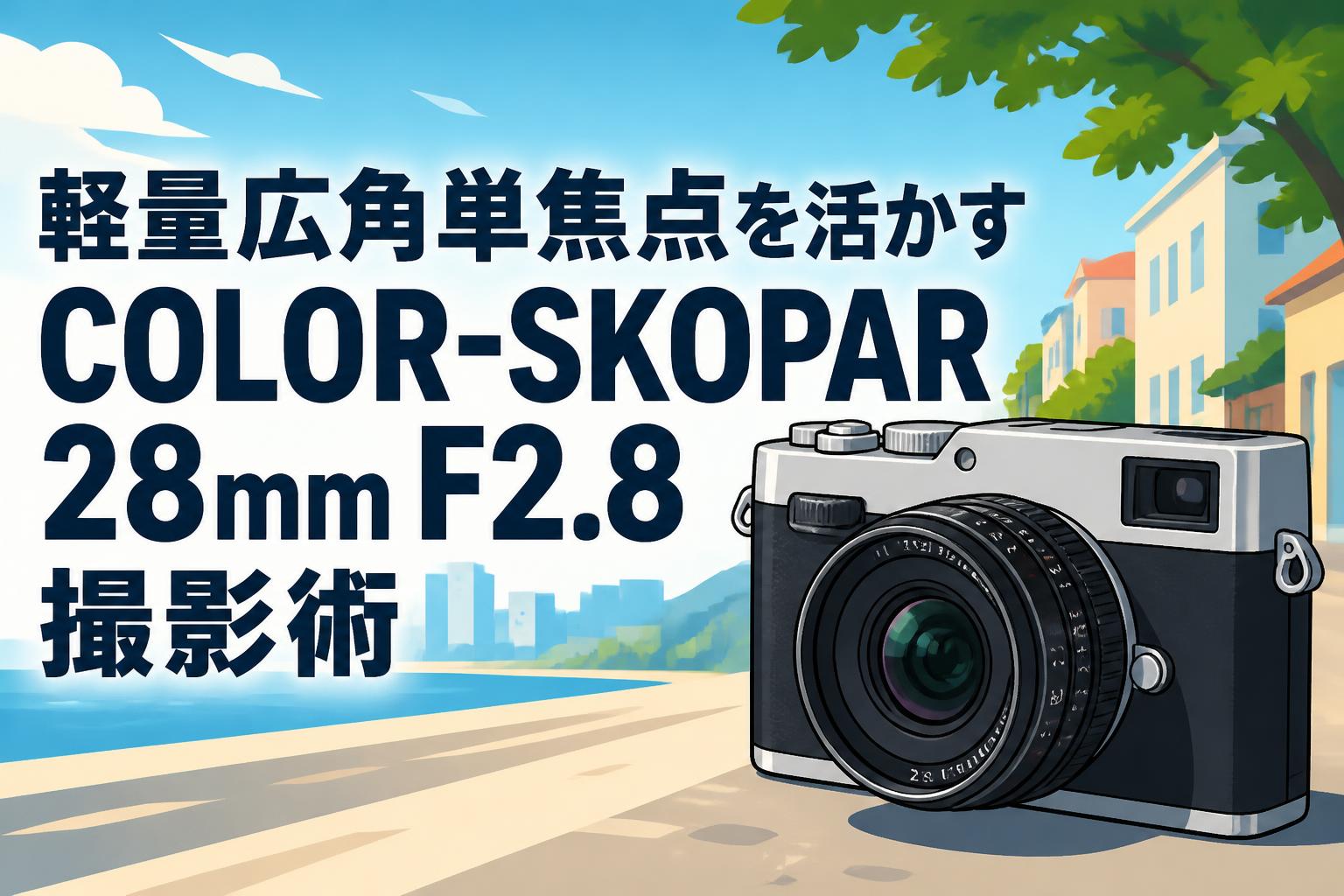 軽量広角単焦点を活かすCOLOR-SKOPAR 28mm F2.8撮影術