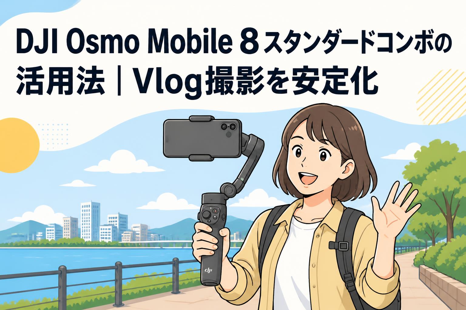DJI Osmo Mobile 8スタンダードコンボの活用法｜Vlog撮影を安定化