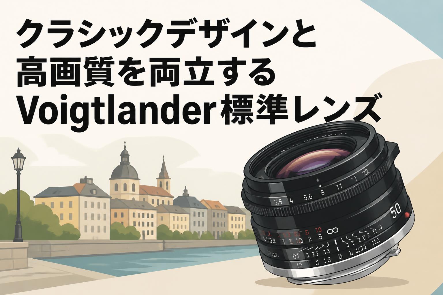 クラシックデザインと高画質を両立するVoigtlander標準レンズ
