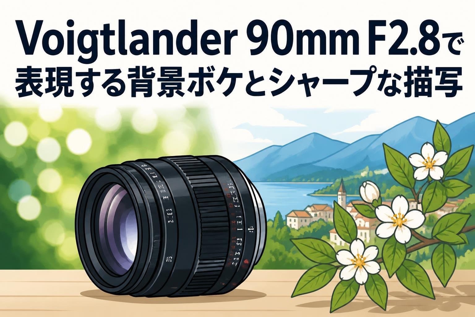 Voigtlander 90mm F2.8で表現する背景ボケとシャープな描写