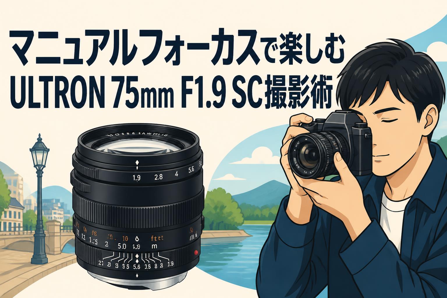 マニュアルフォーカスで楽しむULTRON 75mm F1.9 SC撮影術