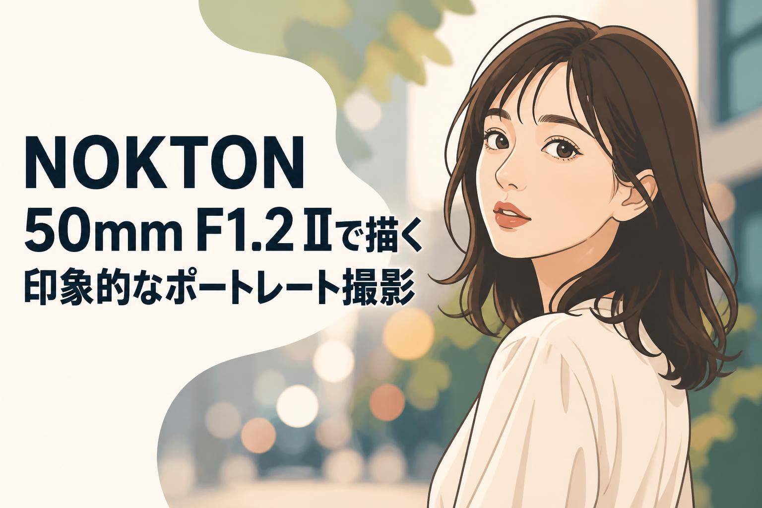 NOKTON 50mm F1.2 IIで描く印象的なポートレート撮影