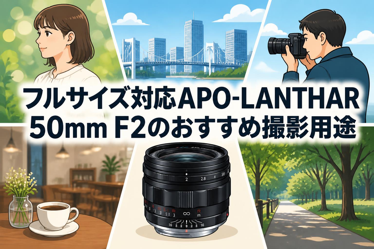 フルサイズ対応APO-LANTHAR 50mm F2のおすすめ撮影用途