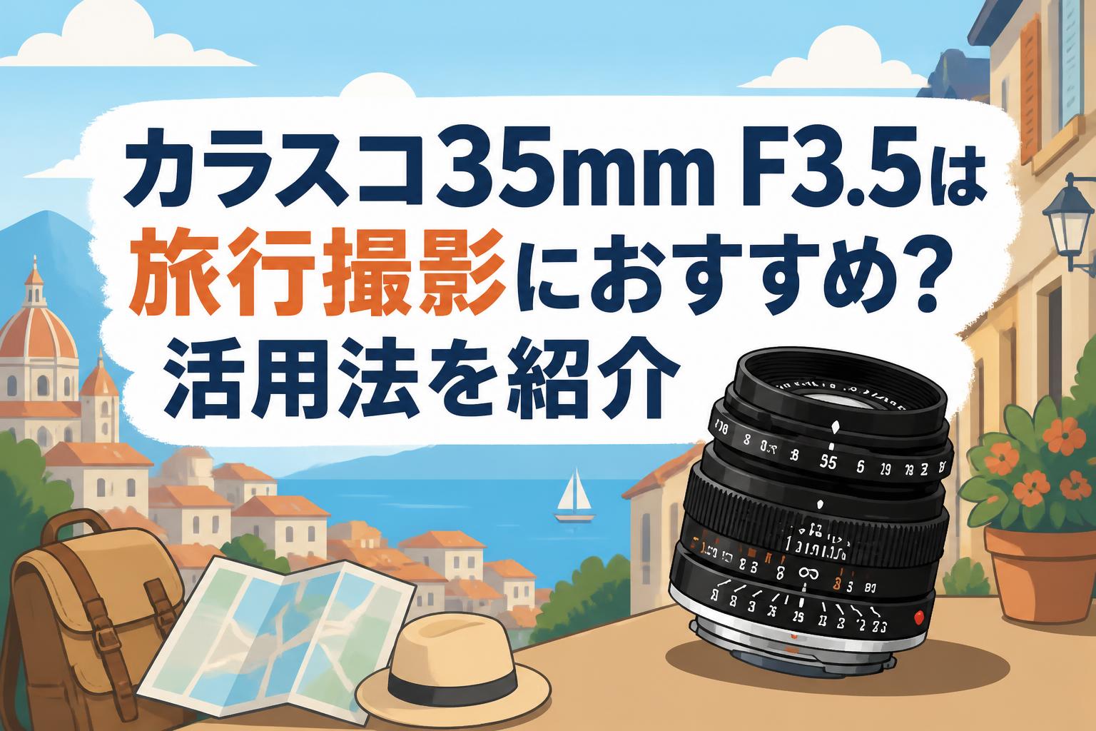 カラスコ35mm F3.5は旅行撮影におすすめ？活用法を紹介