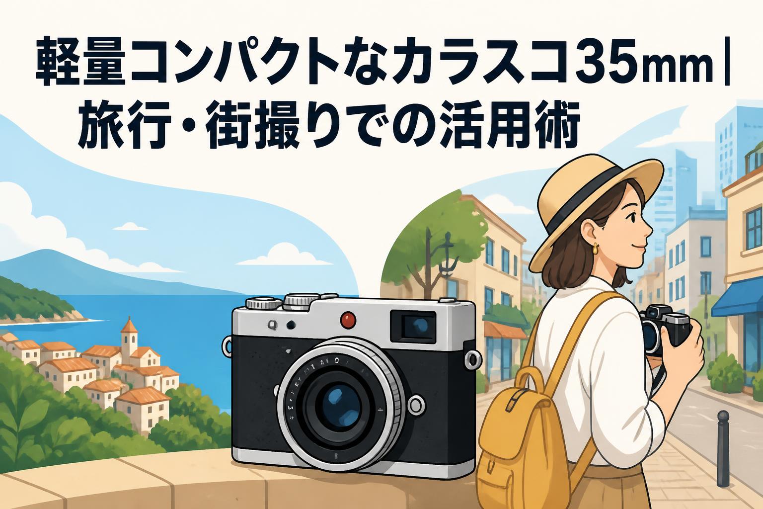 軽量コンパクトなカラスコ35mm｜旅行・街撮りでの活用術