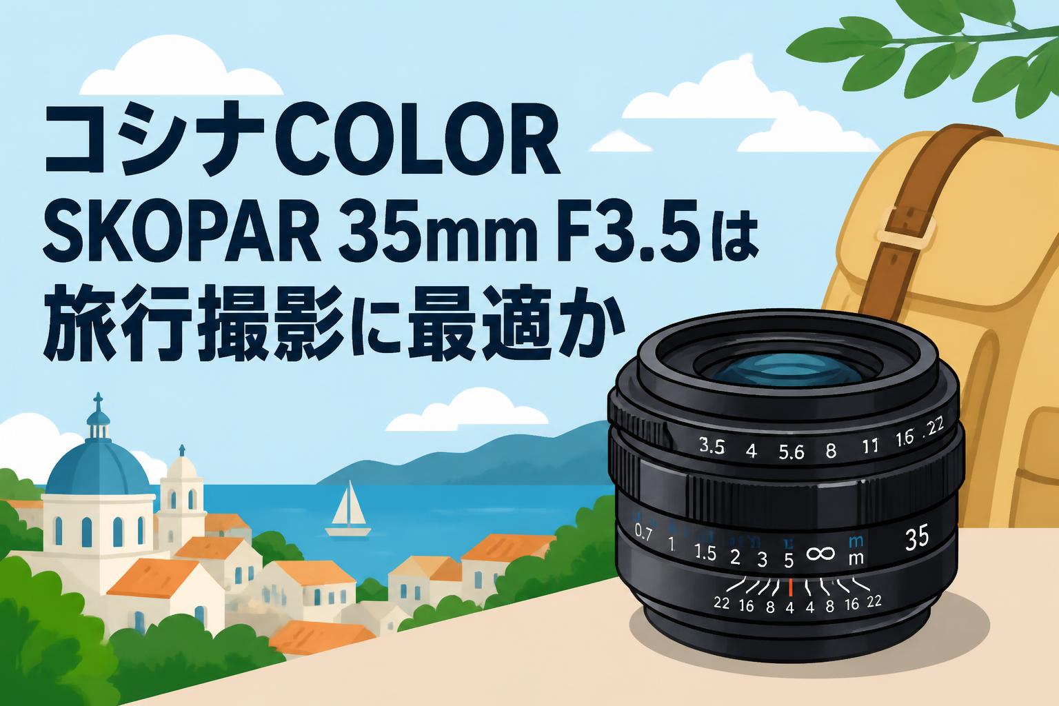 コシナCOLOR SKOPAR 35mm F3.5は旅行撮影に最適か