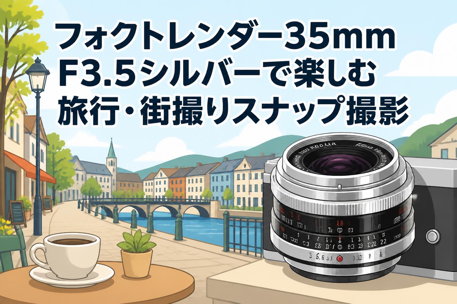 フォクトレンダー35mm F3.5シルバーで楽しむ旅行・街撮りスナップ撮影