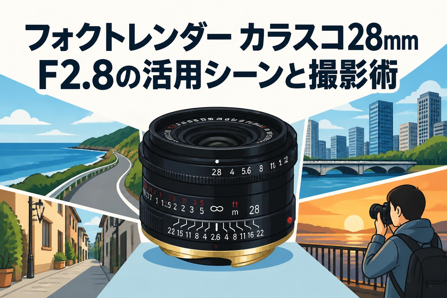 フォクトレンダー カラスコ28mm F2.8の活用シーンと撮影術