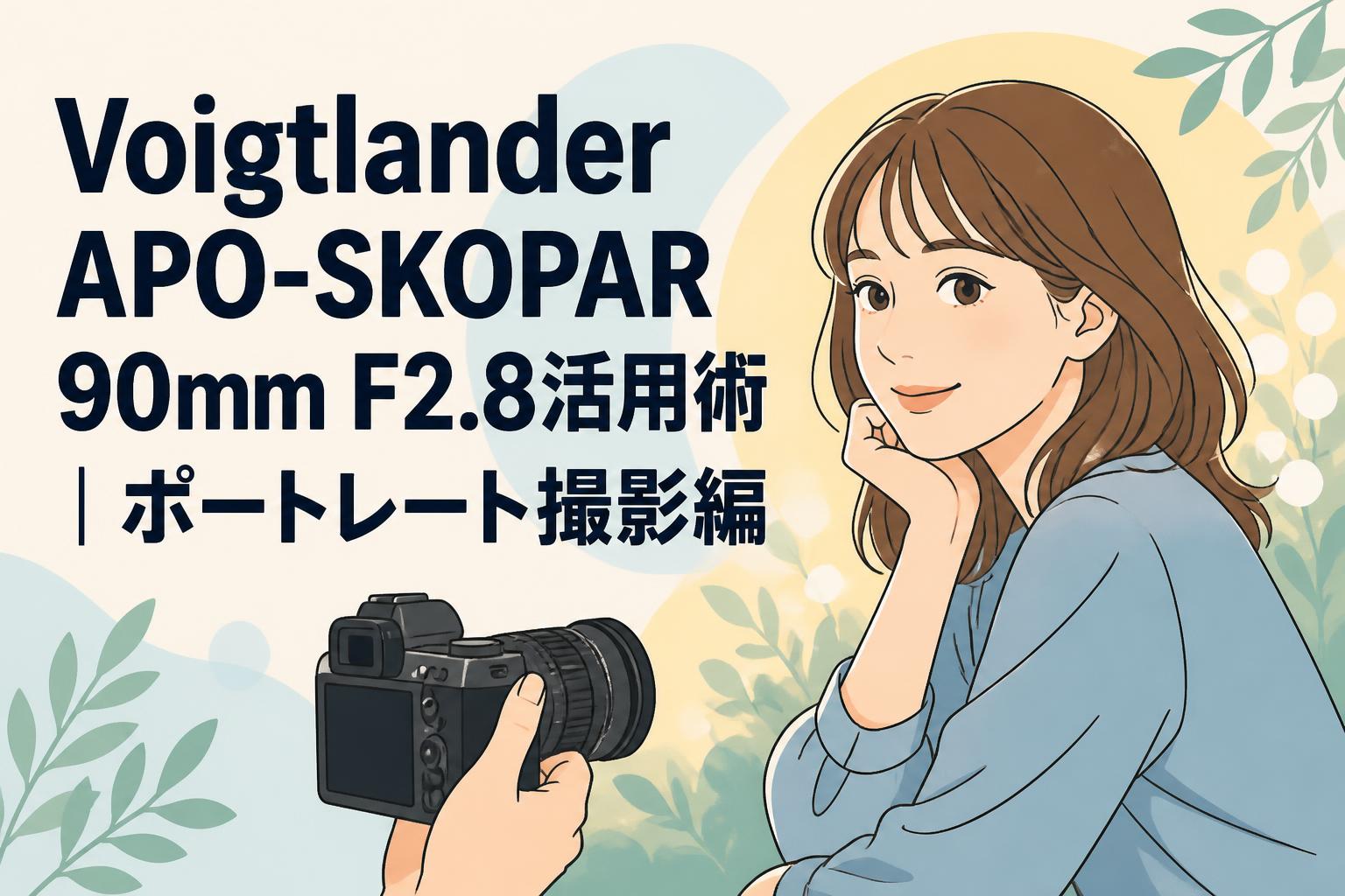 Voigtlander APO-SKOPAR 90mm F2.8活用術｜ポートレート撮影編