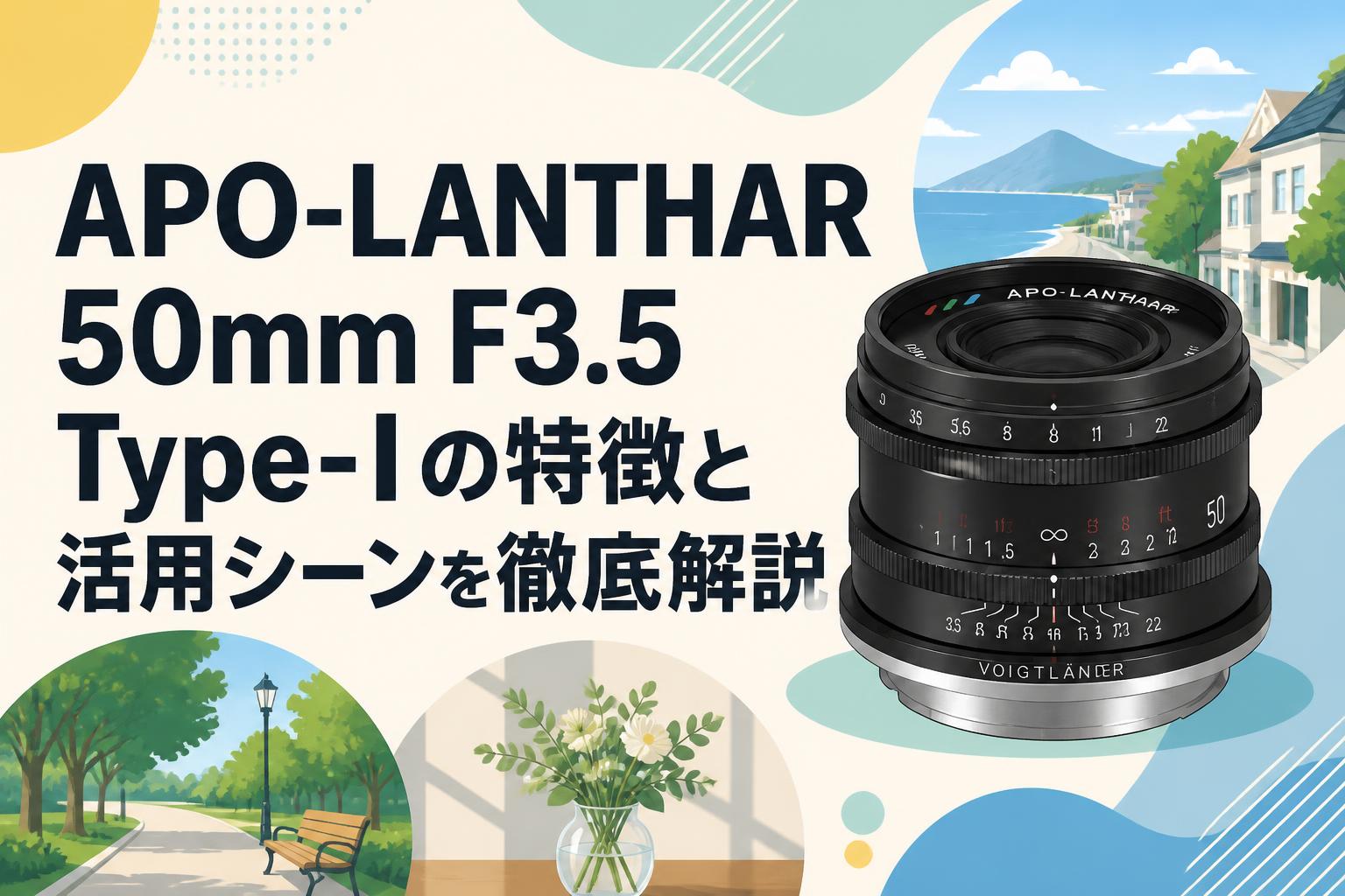 APO-LANTHAR 50mm F3.5 Type-Iの特徴と活用シーンを徹底解説