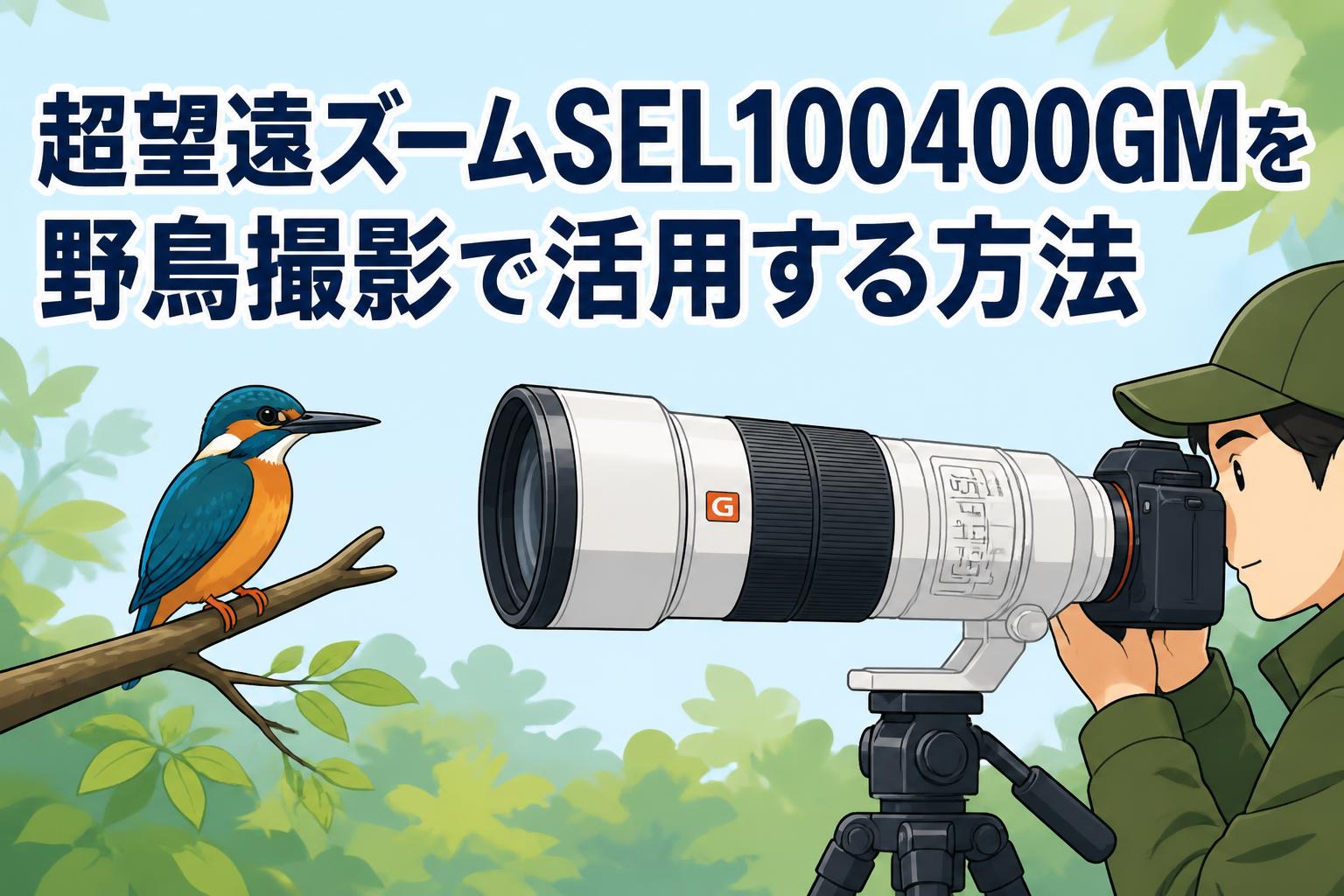超望遠ズームSEL100400GMを野鳥撮影で活用する方法