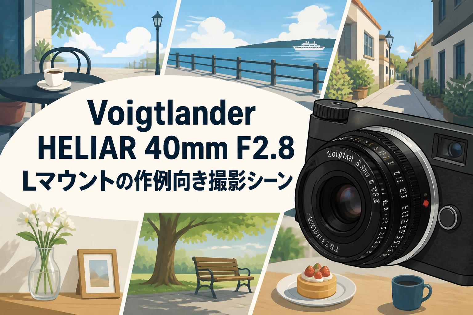 Voigtlander HELIAR 40mm F2.8 Lマウントの作例向き撮影シーン