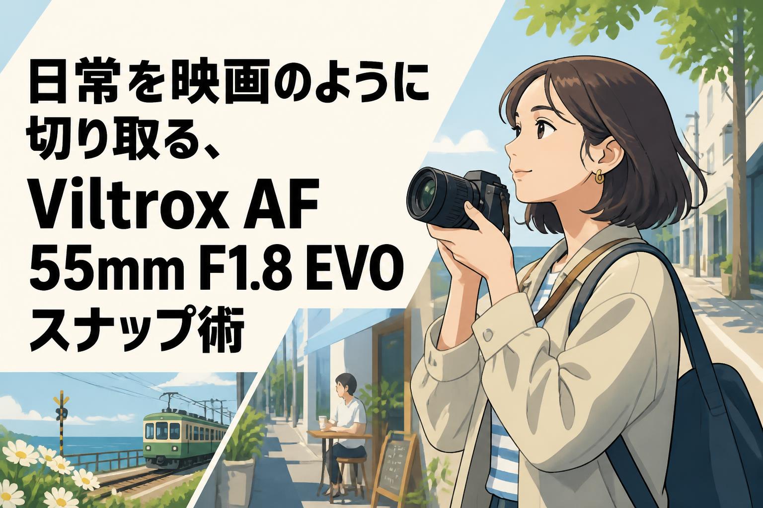 日常を映画のように切り取る、Viltrox AF 55mm F1.8 EVOスナップ術