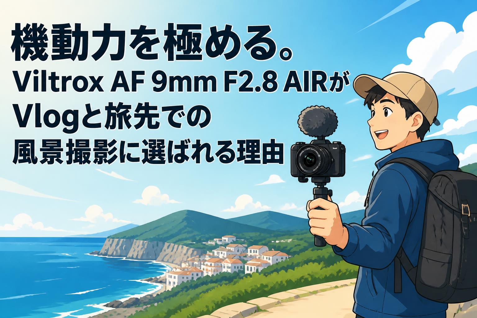 機動力を極める。Viltrox AF 9mm F2.8 AIRがVlogと旅先での風景撮影に選ばれる理由
