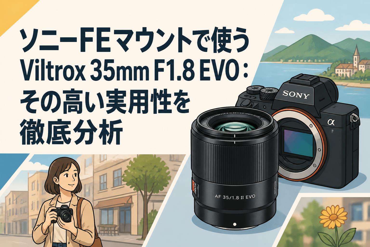 ソニーFEマウントで使うViltrox 35mm F1.8 EVO：その高い実用性を徹底分析