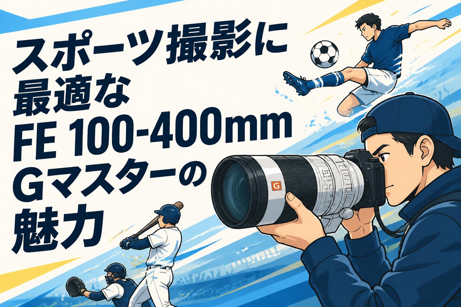 スポーツ撮影に最適なFE 100-400mm Gマスターの魅力