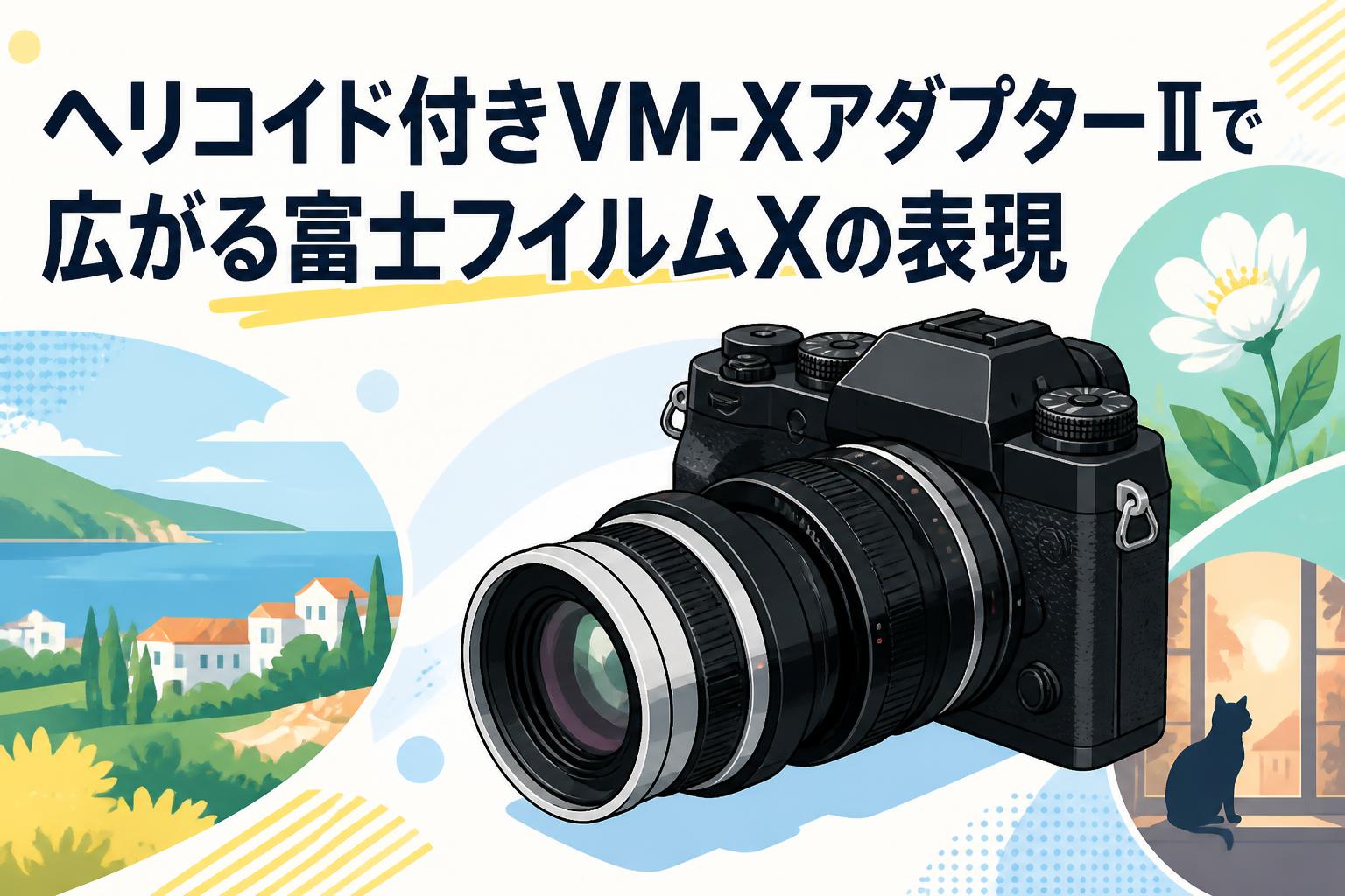 ヘリコイド付きVM-XアダプターⅡで広がる富士フイルムXの表現