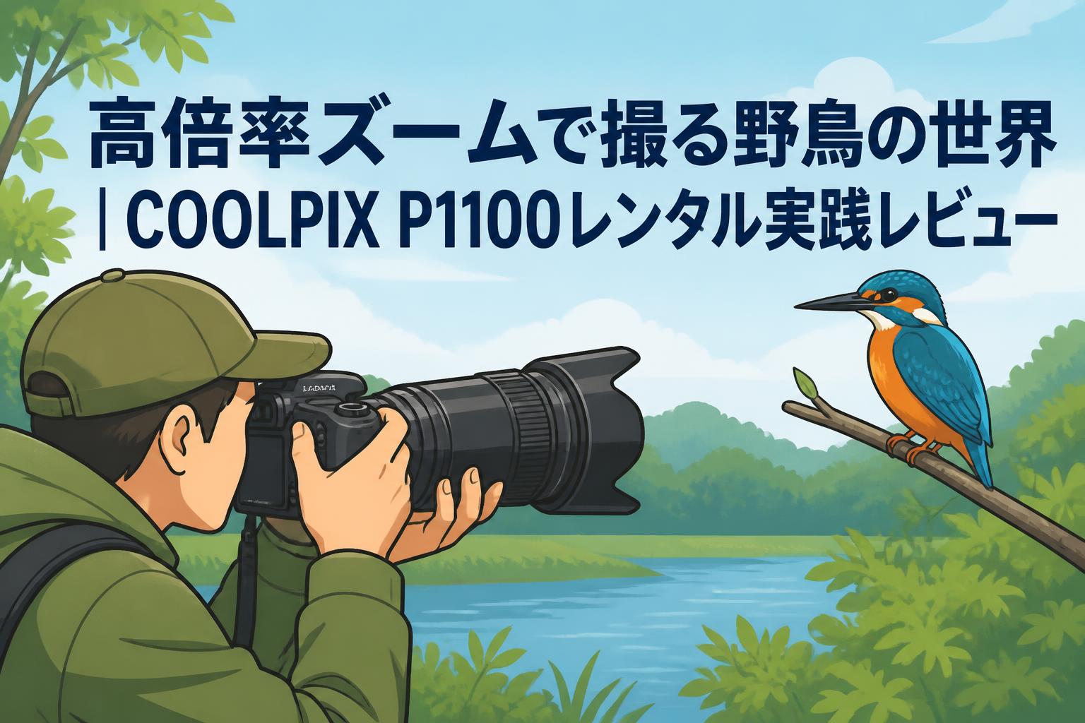 高倍率ズームで撮る野鳥の世界｜COOLPIX P1100レンタル実践レビュー