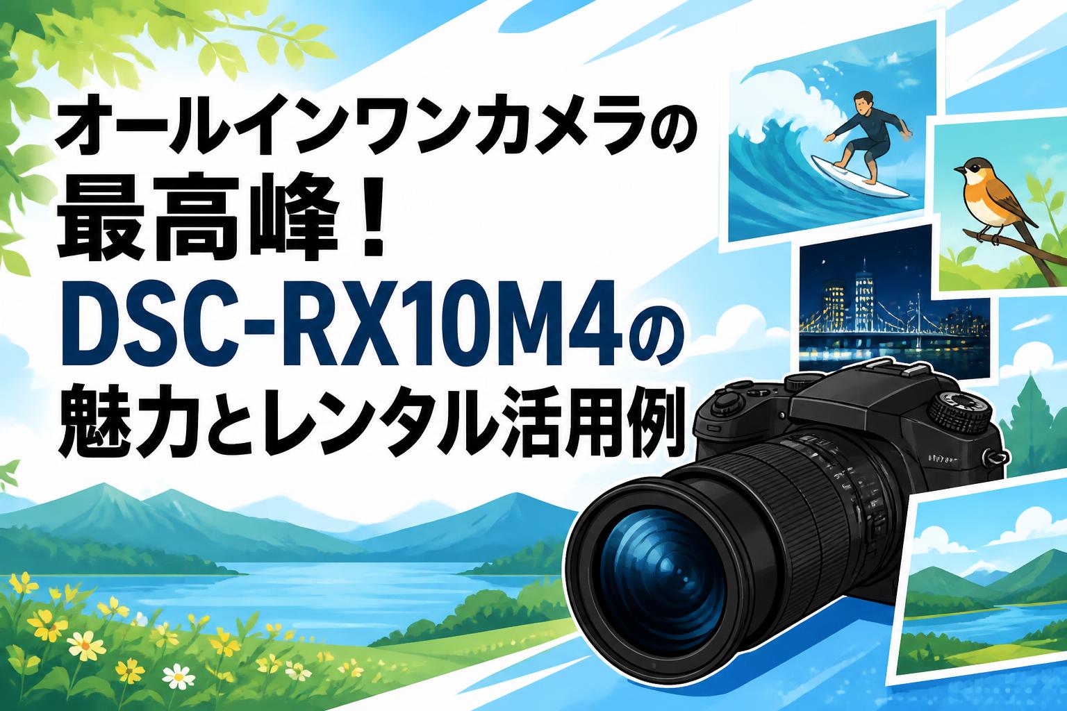 オールインワンカメラの最高峰！DSC-RX10M4の魅力とレンタル活用例