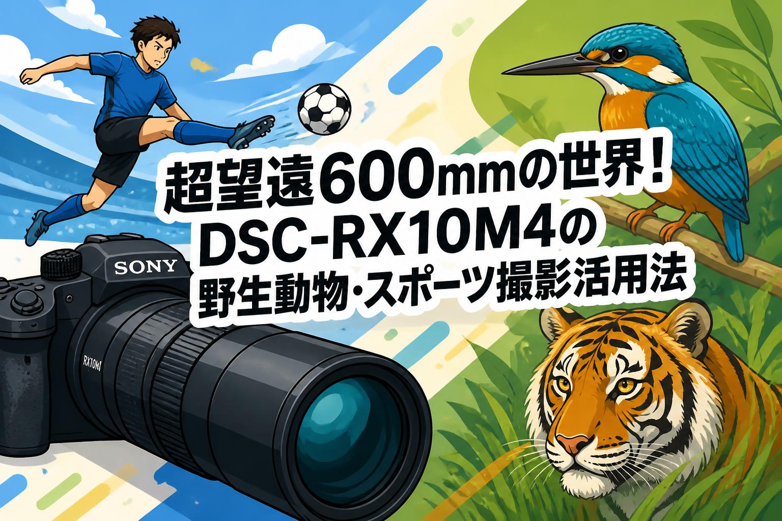 超望遠600mmの世界！DSC-RX10M4の野生動物・スポーツ撮影活用法