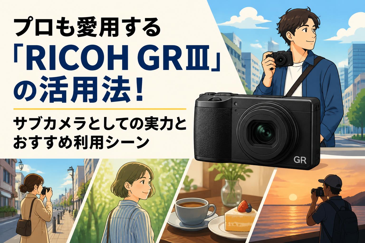 プロも愛用する「RICOH GRⅢ」の活用法！サブカメラとしての実力とおすすめ利用シーン