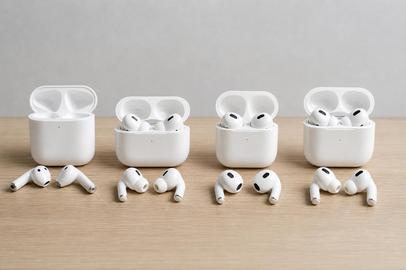 AirPods 4と他モデルの比較：購入前に検討すべき4つの選択肢