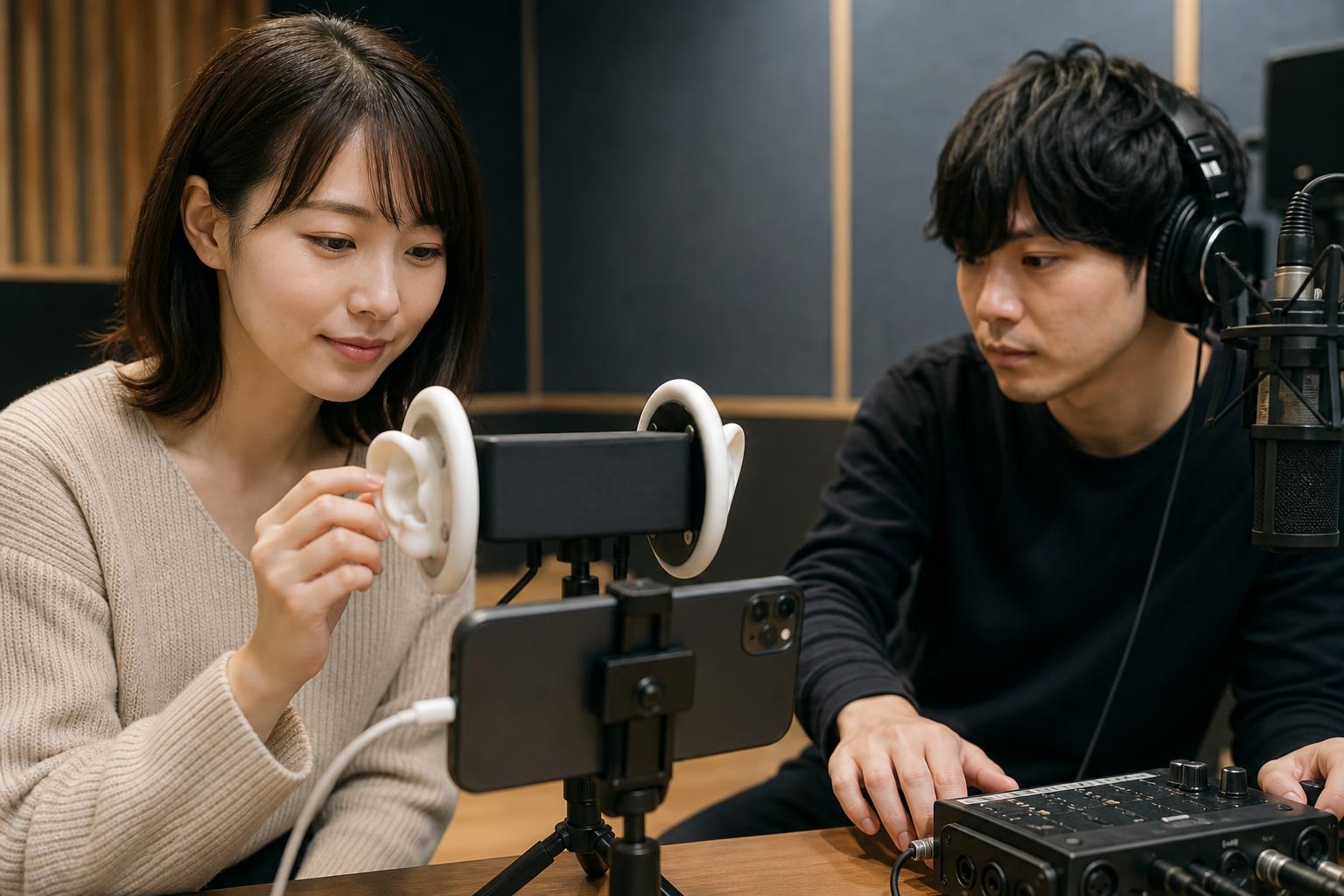 iPhoneでのバイノーラル録音に必要な3つの必須アイテム