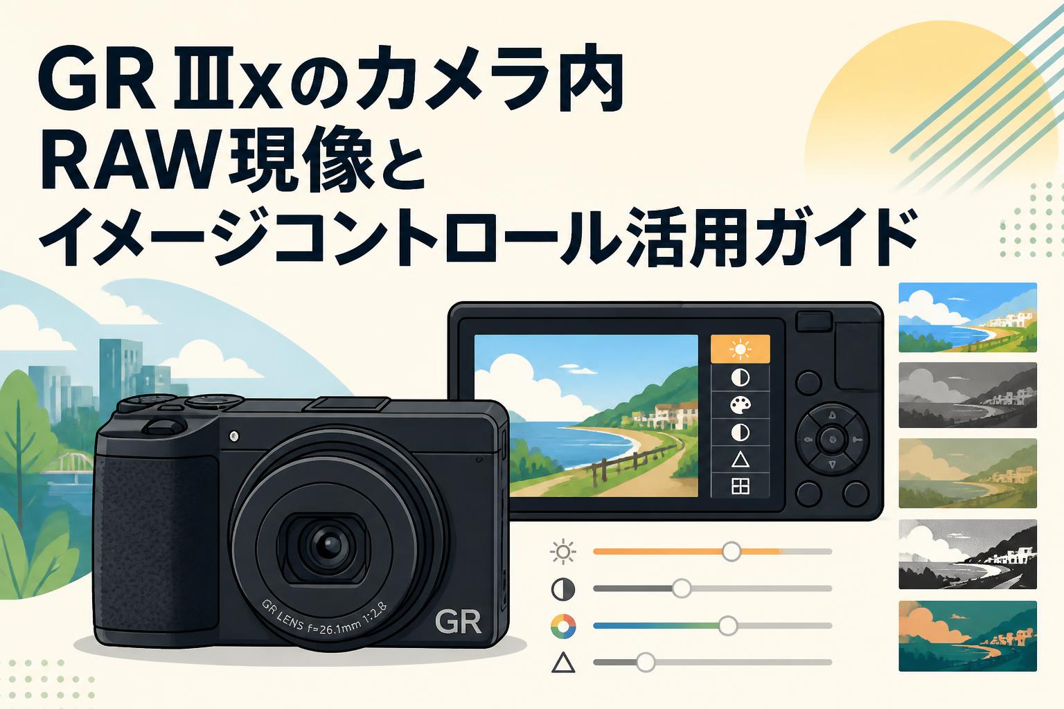 GR IIIxのカメラ内RAW現像とイメージコントロール活用ガイド