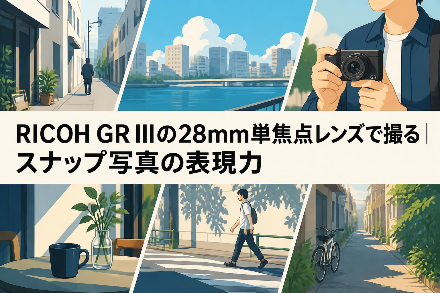 RICOH GR IIIの28mm単焦点レンズで撮る｜スナップ写真の表現力