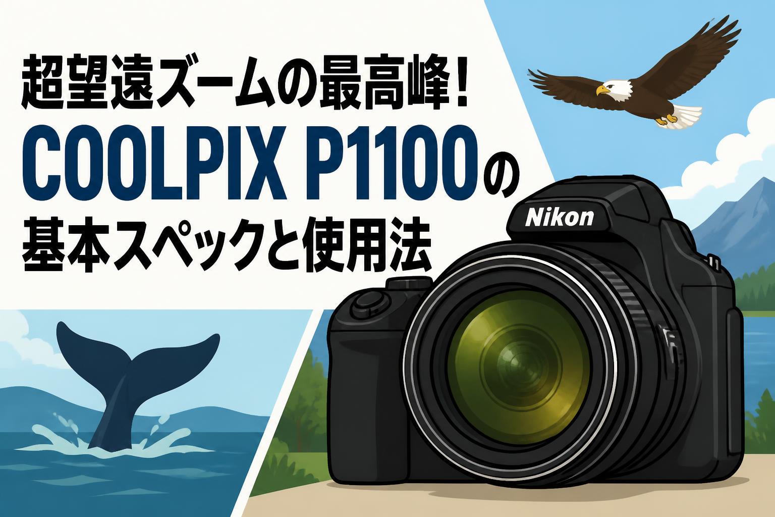 超望遠ズームの最高峰！COOLPIX P1100の基本スペックと使用法