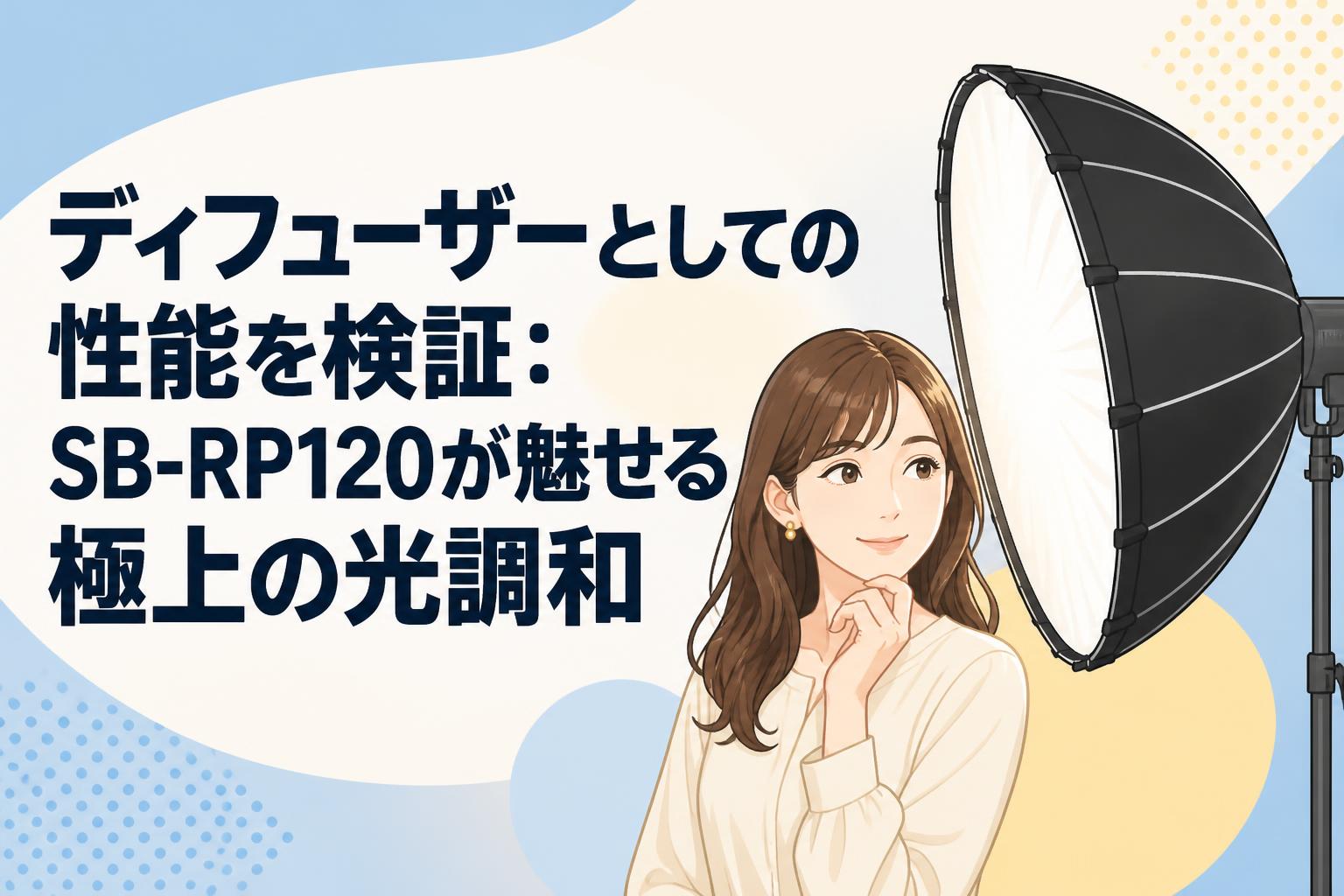 ディフューザーとしての性能を検証：SB-RP120が魅せる極上の光調和