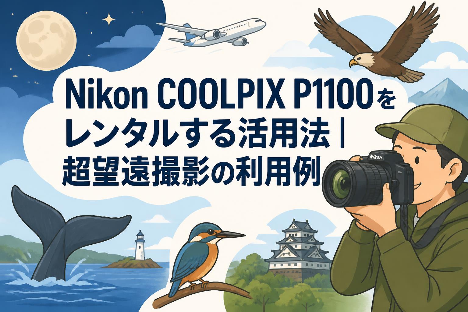 Nikon COOLPIX P1100をレンタルする活用法｜超望遠撮影の利用例