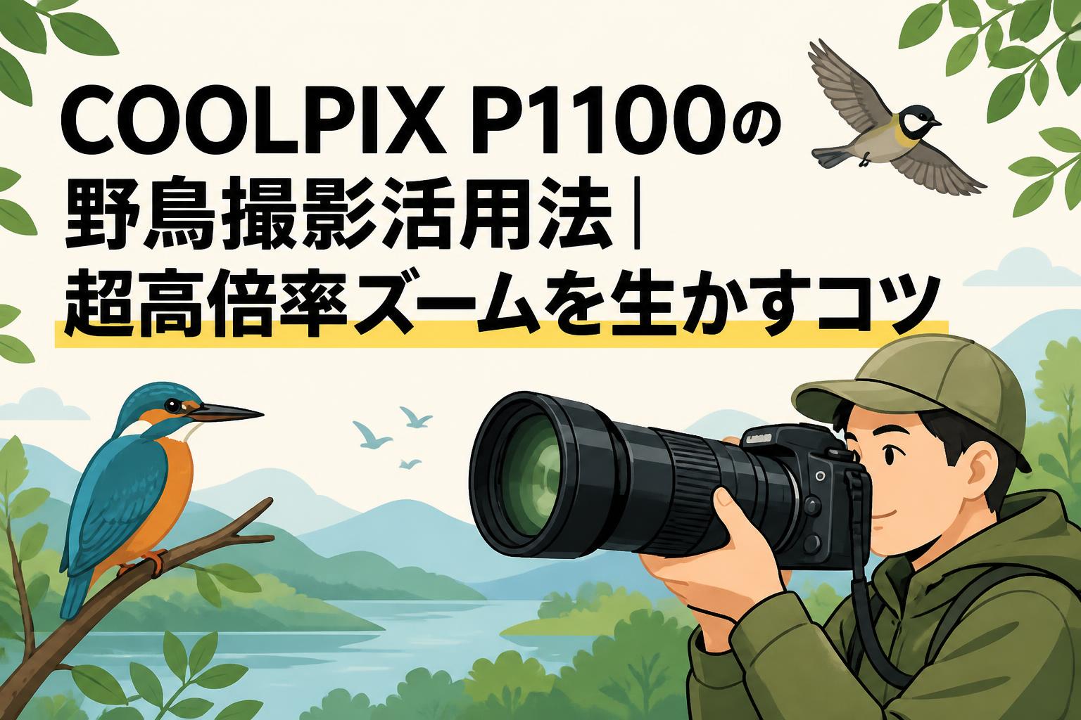 COOLPIX P1100の野鳥撮影活用法｜超高倍率ズームを生かすコツ