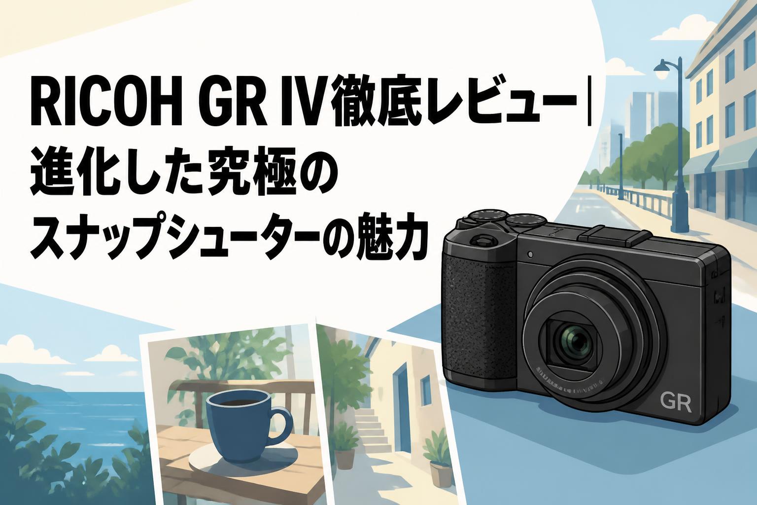RICOH GR IV徹底レビュー｜進化した究極のスナップシューターの魅力