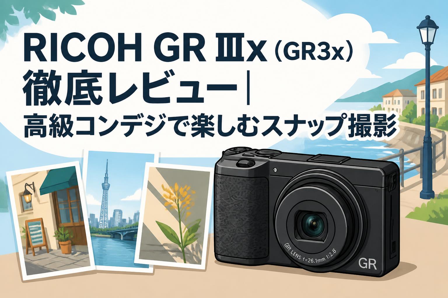 RICOH GR IIIx（GR3x）徹底レビュー｜高級コンデジで楽しむスナップ撮影