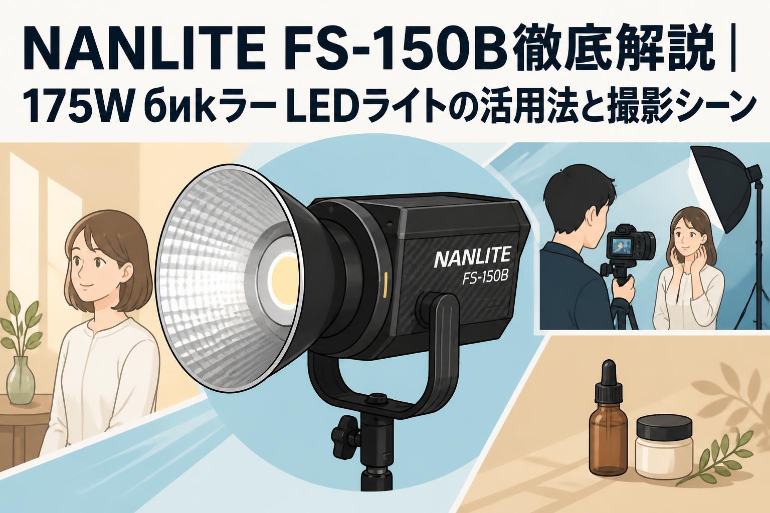 NANLITE FS-150B徹底解説｜175W бикラー LEDライトの活用法と撮影シーン