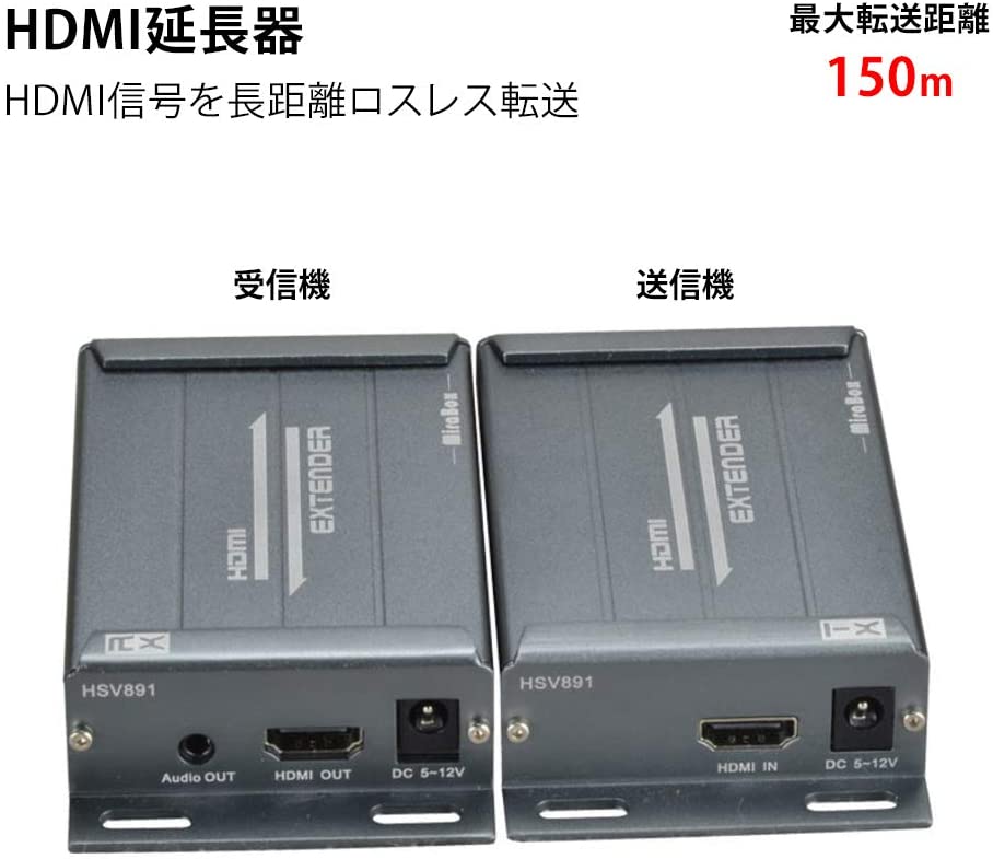 HDMIケーブル延長器 HDMIエクステンダー 最大150m | パンダスタジオ・レンタル公式サイト