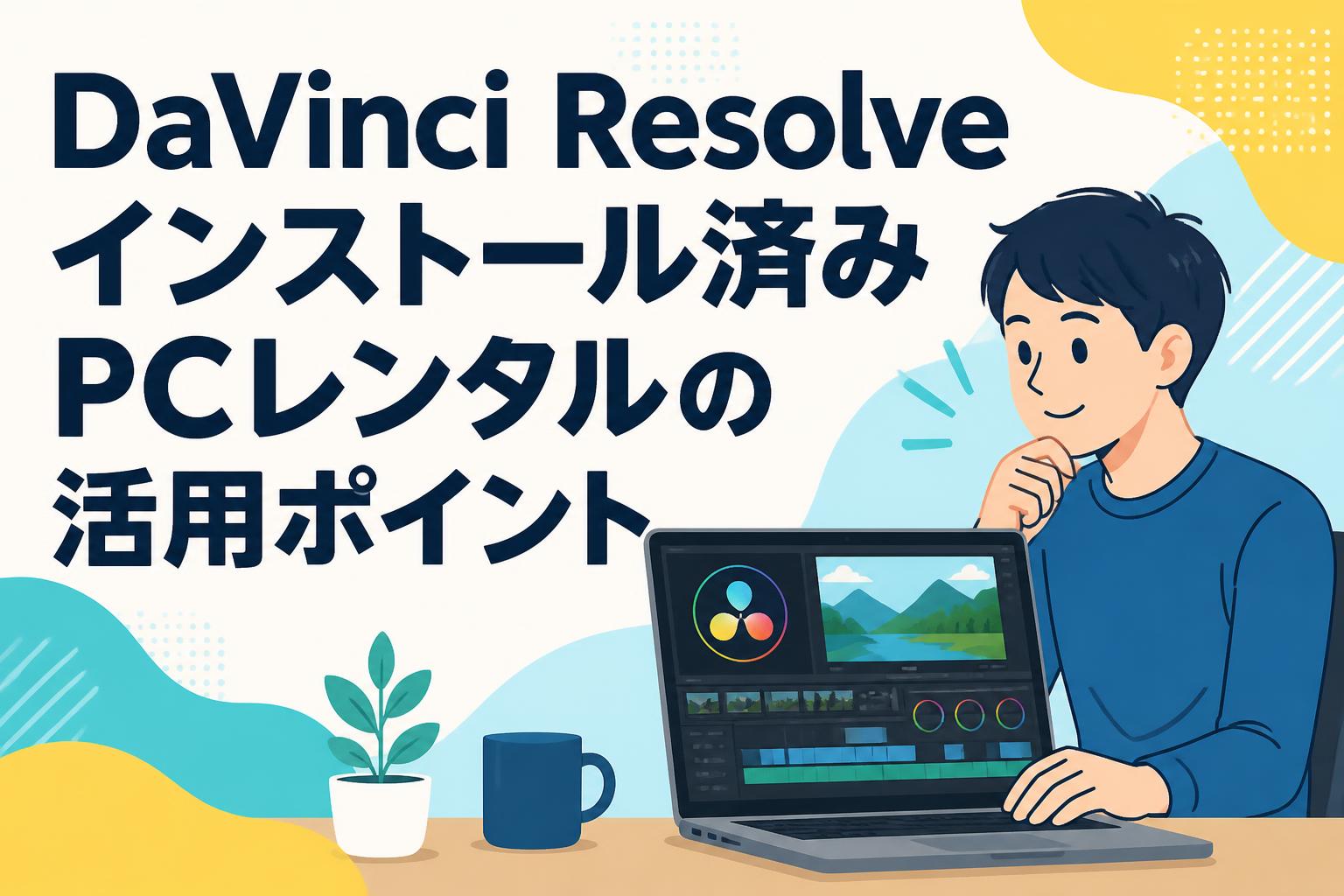 DaVinci Resolveインストール済みPCレンタルの活用ポイント