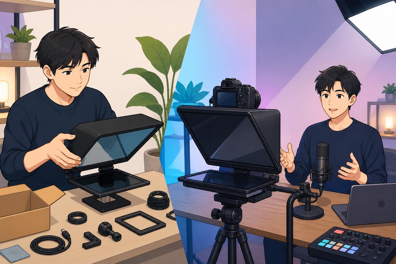 Elgato Prompter XLの初期セットアップと効果的な使い方