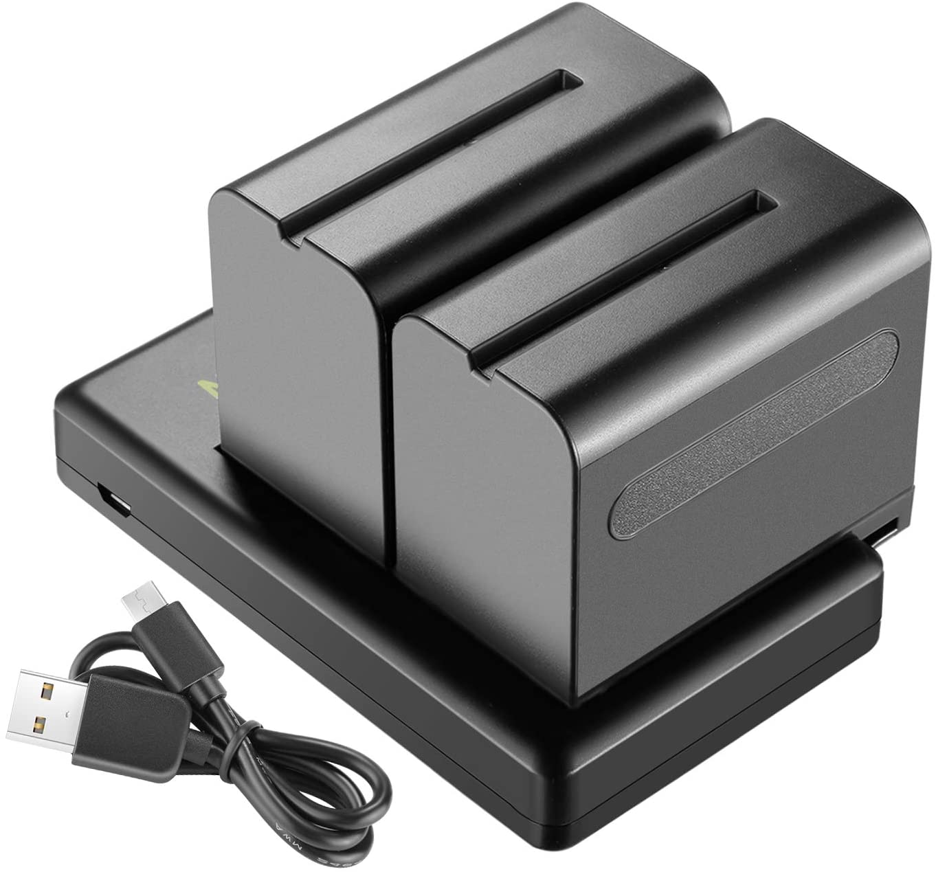 Neewer USBデュアルバッテリー充電器 ＋SONY NP-F970 互換バッテリー