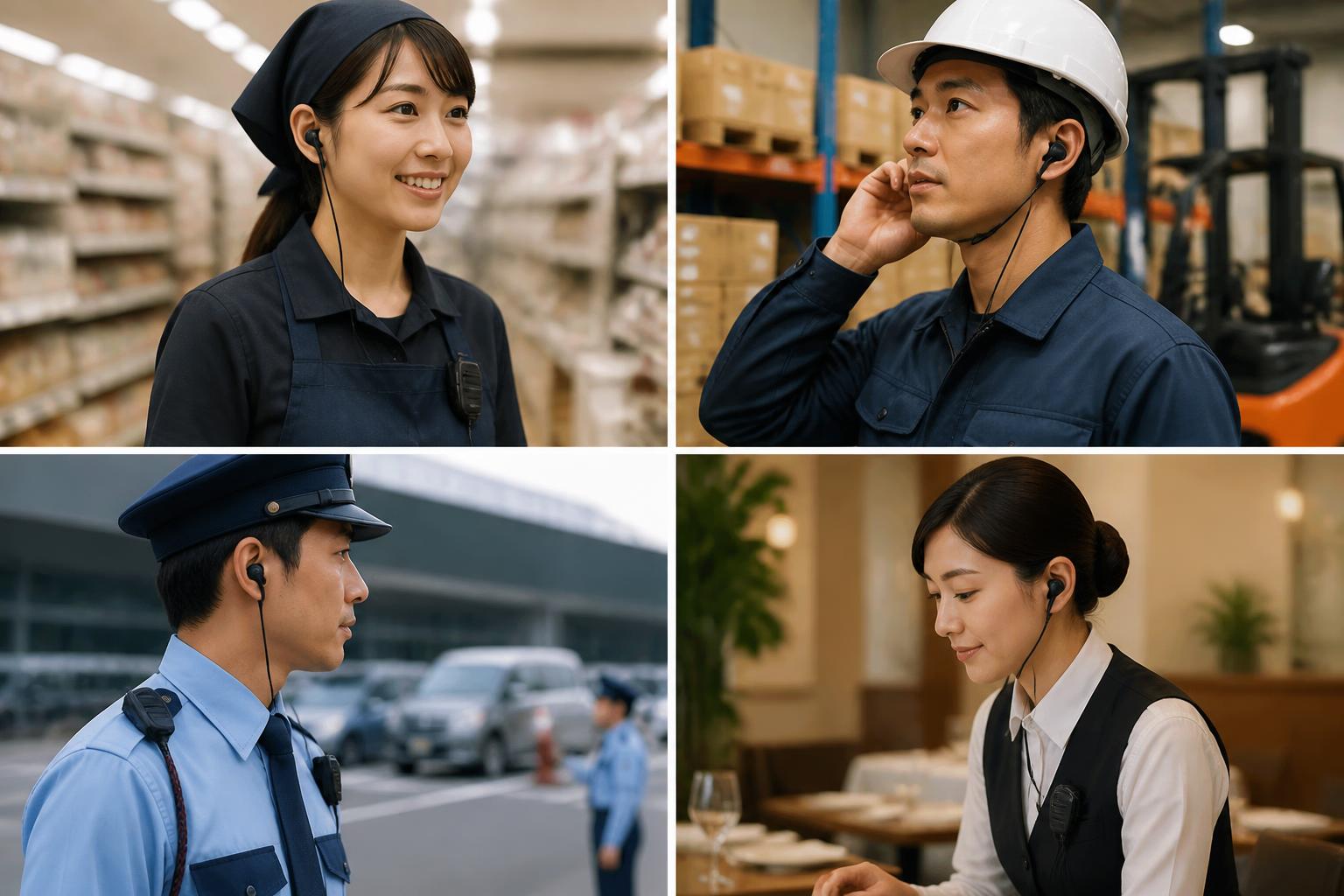 業種別にみるKHS-56BTのおすすめ活用シーン