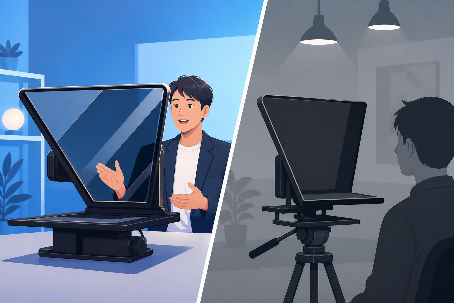 Elgato Prompter XLの基本性能と従来のテレプロンプターとの違い