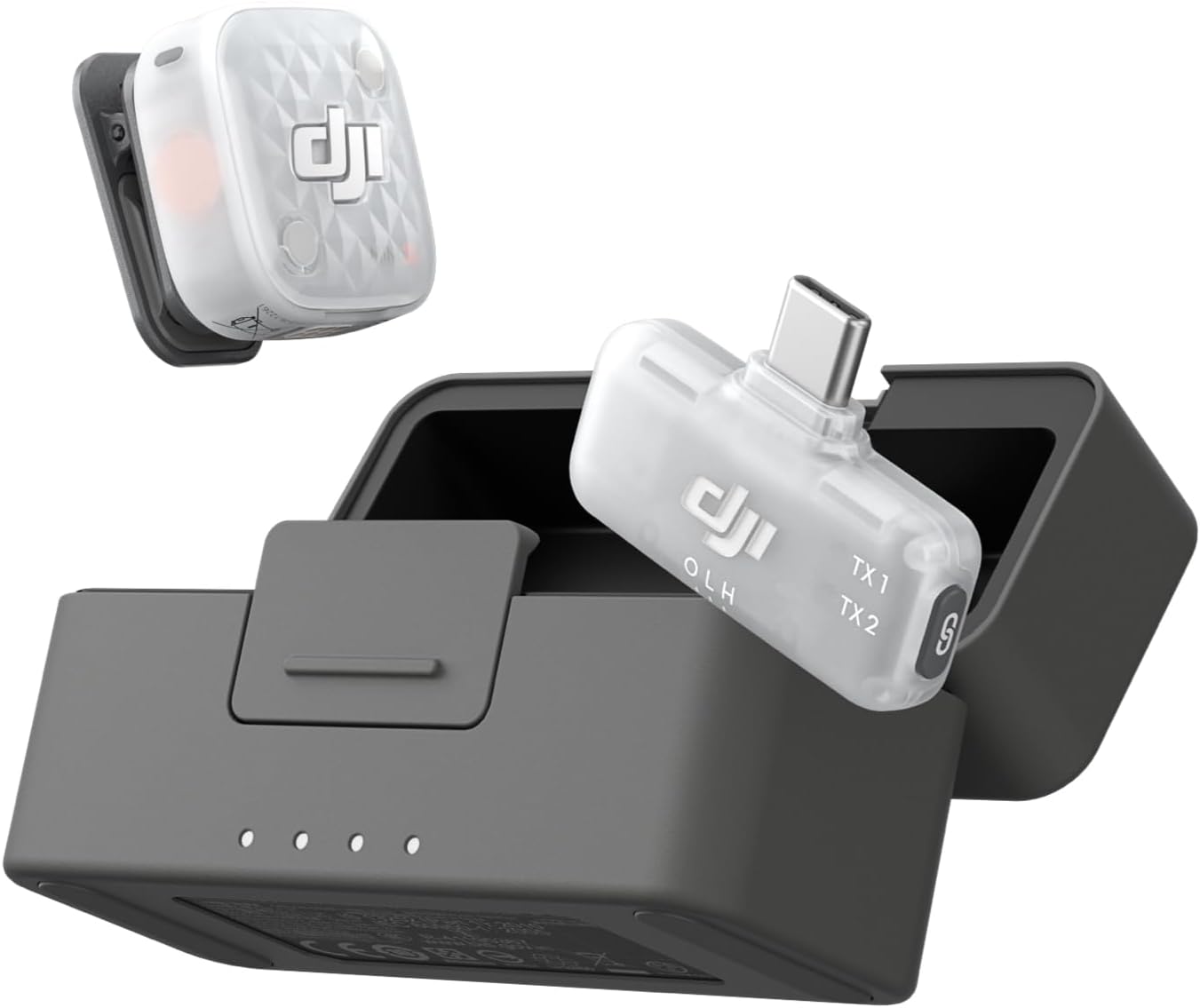 DJI Mic Mini 2S（1 TX + 1 モバイル RX + 充電ケース） AIノイズ