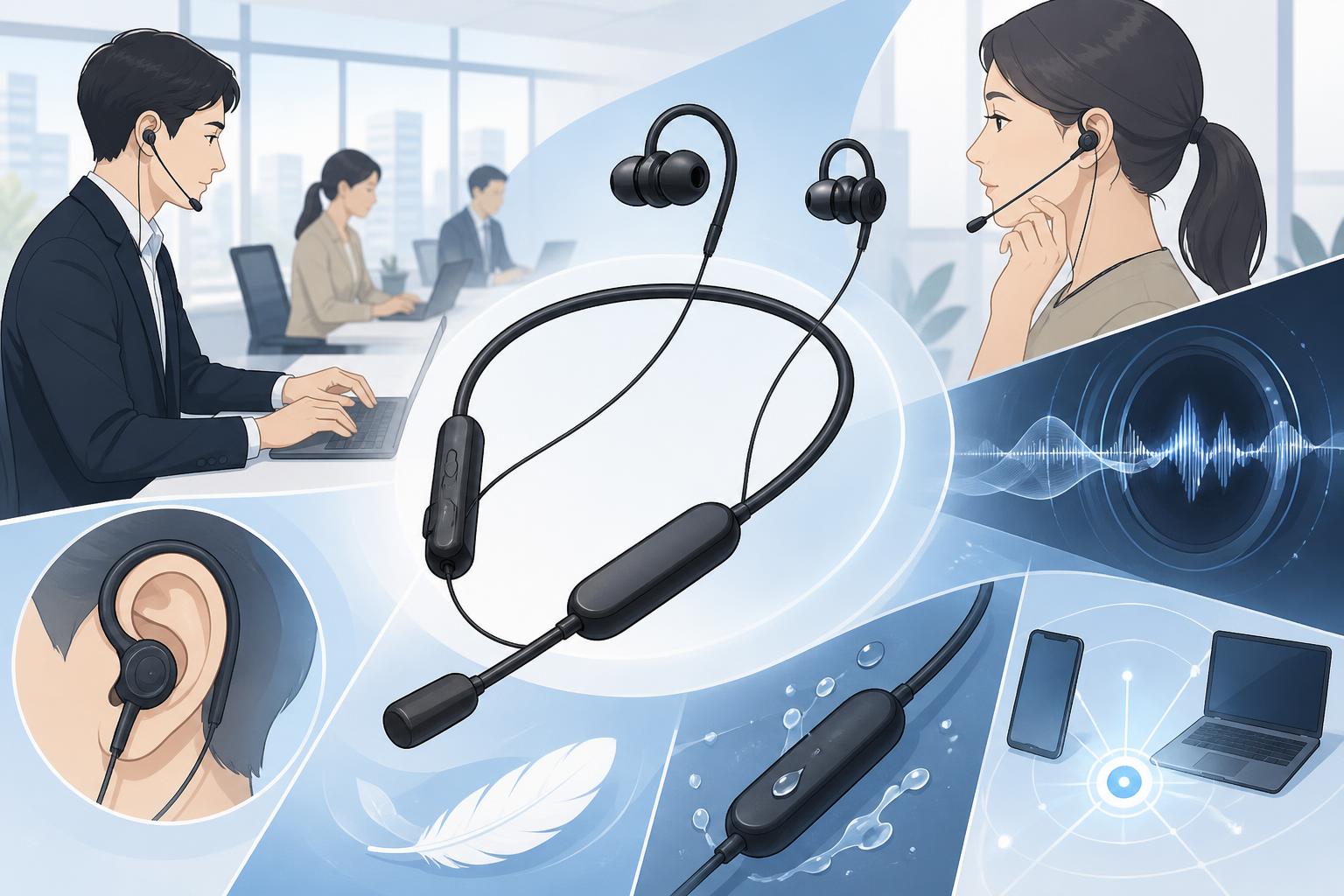 KENWOOD KHS-56BTの基本性能と業務用Bluetoothヘッドセットとしての特徴