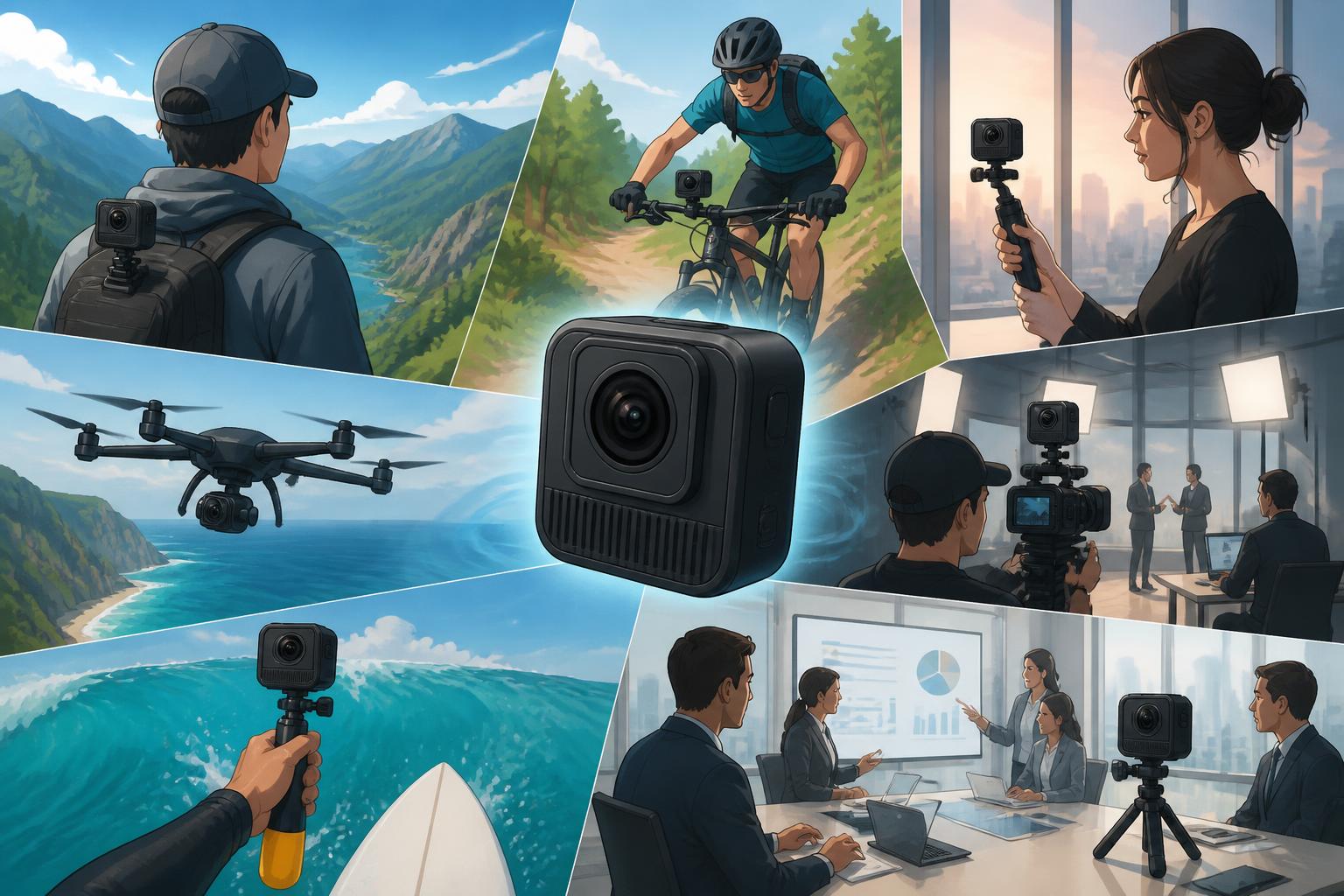 ビジネス・クリエイティブ現場におけるGoPro MISSION 1の活用シーン