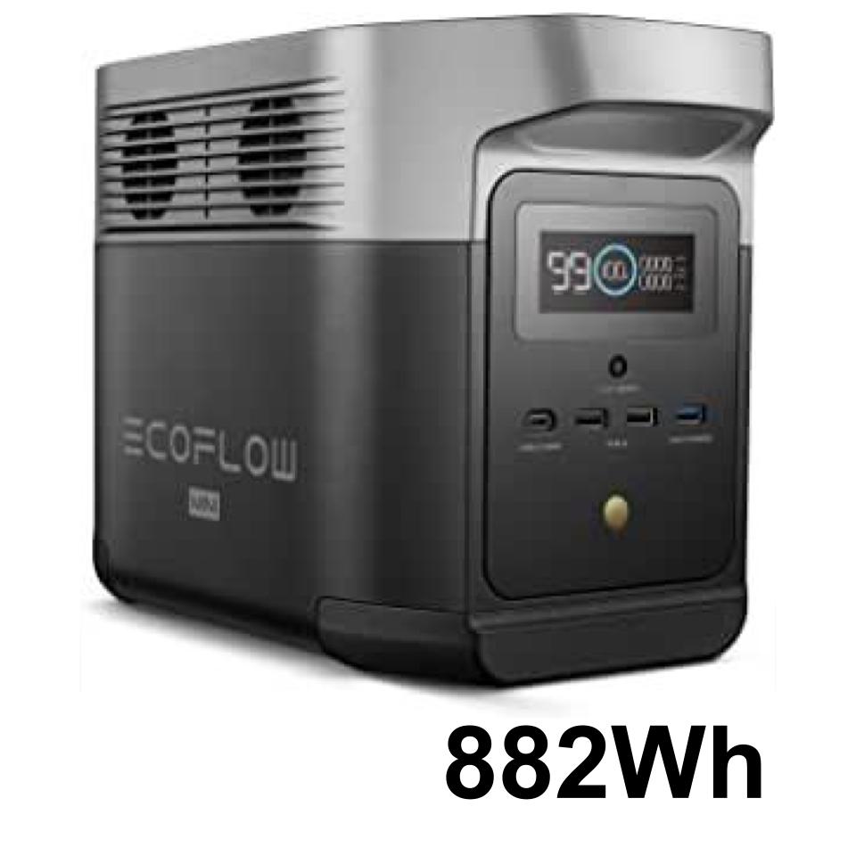 EcoFlow Delta1300 大容量ポータブル電源 停電用 キャンプ用 | www